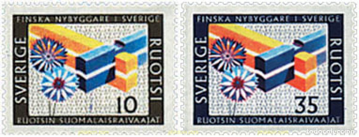 Sellos: 93667 MNH SUECIA 1967 HOMENAJE A LA COMUNIDAD FINESA EN SUECIA