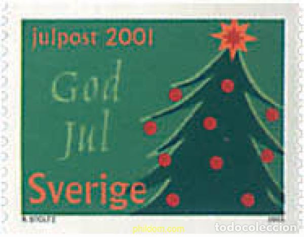 Sellos: 86403 MNH SUECIA 2001 NAVIDAD