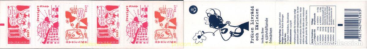 Sellos: 1985 MNH SUECIA 2002 LA SE&Ntilde;ORITA LIVRADD Y EL AMOR