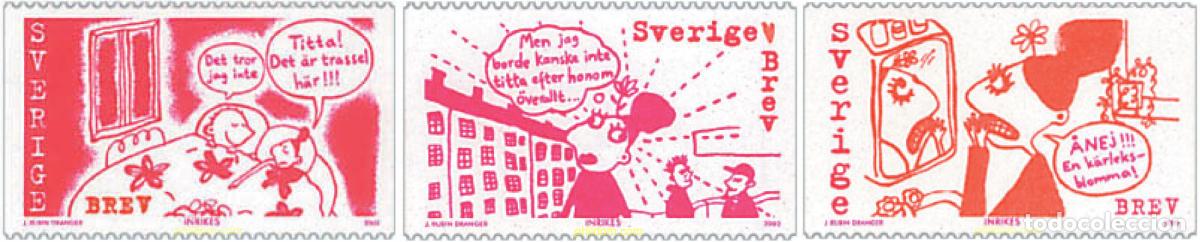 Sellos: 87660 MNH SUECIA 2002 LA SE&Ntilde;ORITA LIVRADD Y EL AMOR