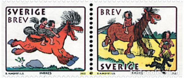 Sellos: 4806 MNH SUECIA 2002 A&Ntilde;O LUNAR CHINO - A&Ntilde;O DEL CABALLO