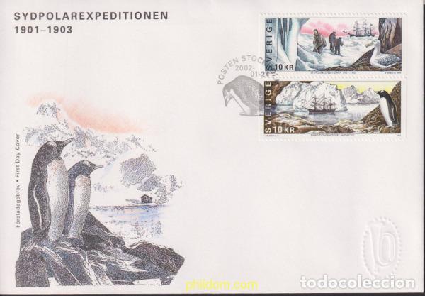 Sellos: 544393 MNH SUECIA 2002 EXPEDICIONES SUECAS AL POLO SUR