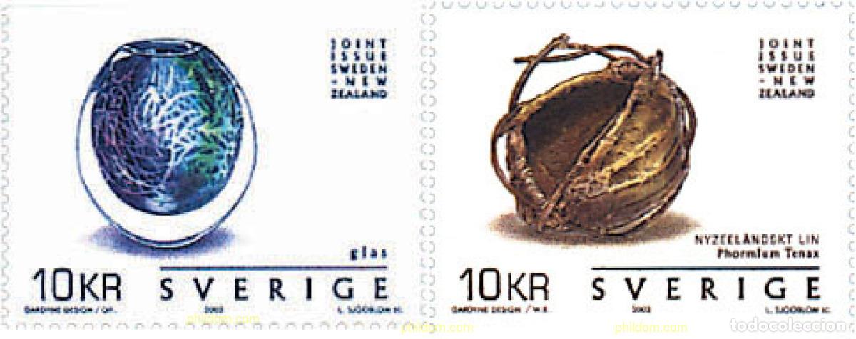 Sellos: 91393 MNH SUECIA 2002 ARTE Y ARTESANIA