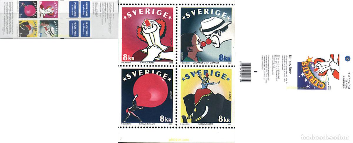 Sellos: 2127 MNH SUECIA 2002 EUROPA CEPT 2002 - EL CIRCO