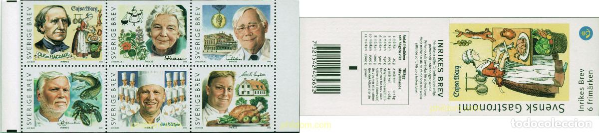 Sellos: 1795 MNH SUECIA 2002 GASTRONOMIA SUECA