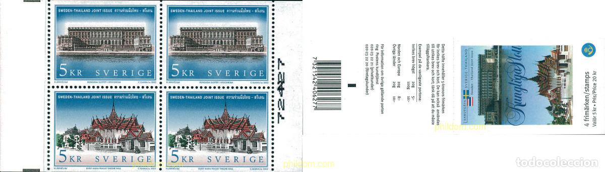 Sellos: 101547 MNH SUECIA 2002 PALACIOS REALES
