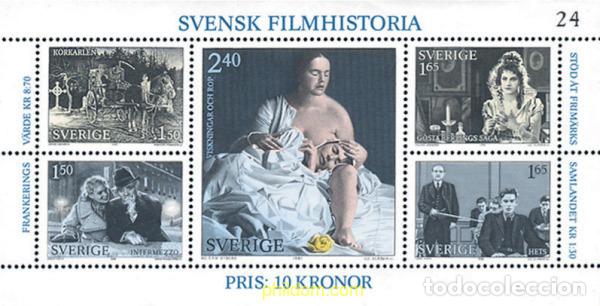 Sellos: 105869 MNH SUECIA 1981 HISTORIA DEL CINE SUECO