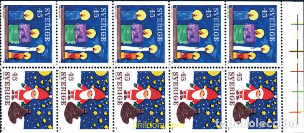 Sellos: 105954 MNH SUECIA 1972 NAVIDAD. DIBUJOS INFANTILES
