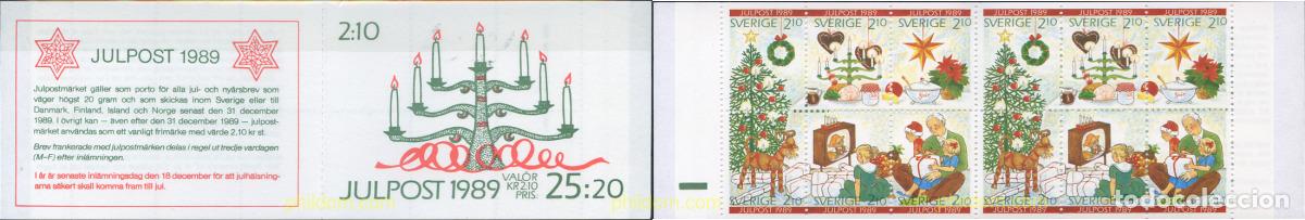 Sellos: 105919 MNH SUECIA 1989 NAVIDAD