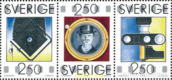 Sellos: 105904 MNH SUECIA 1990 150 ANIVERSARIO DE LA FOTOGRAFIA