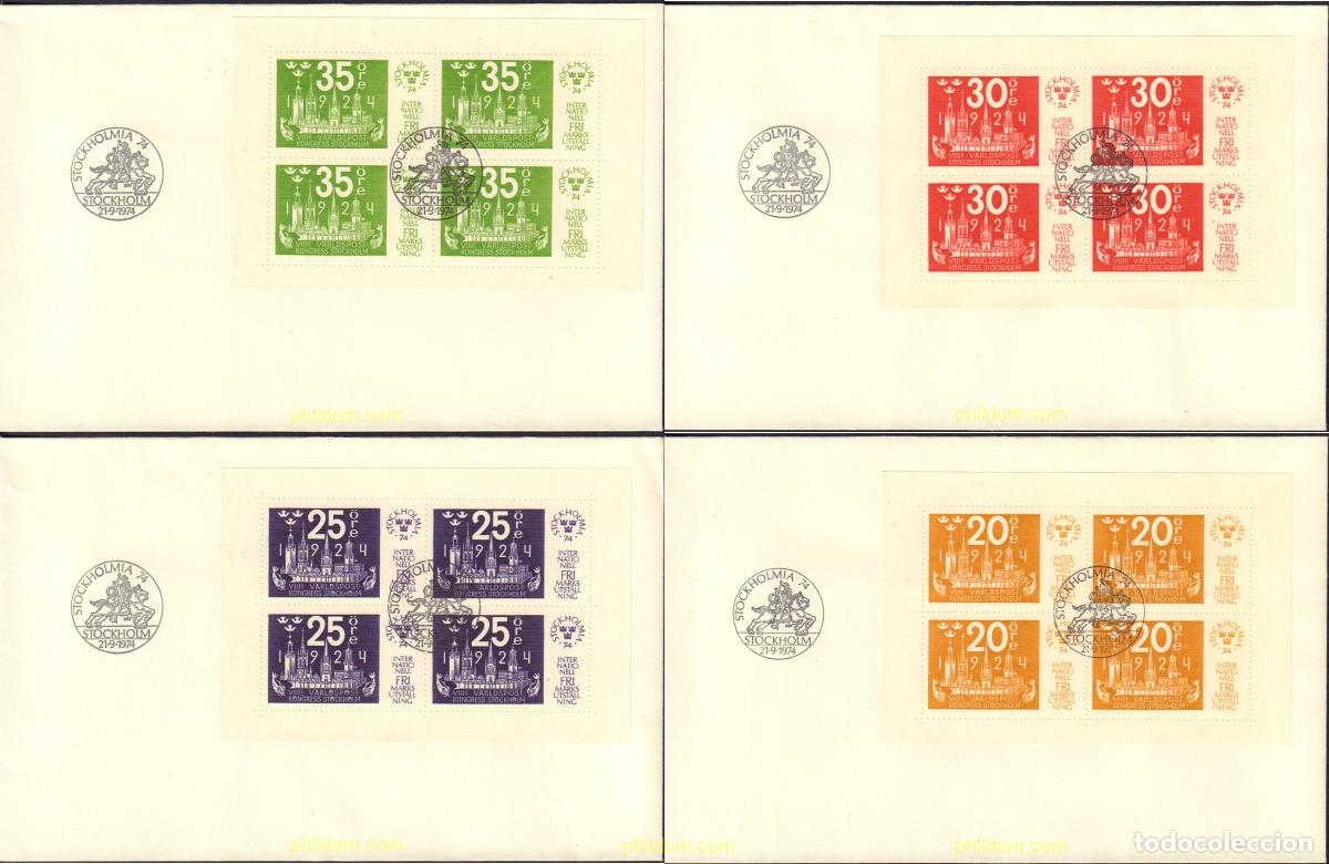 Sellos: 557891 MNH SUECIA 1974 STOCKHOLMIA 74. EXPOSICION FILATELICA INTERNACIONAL