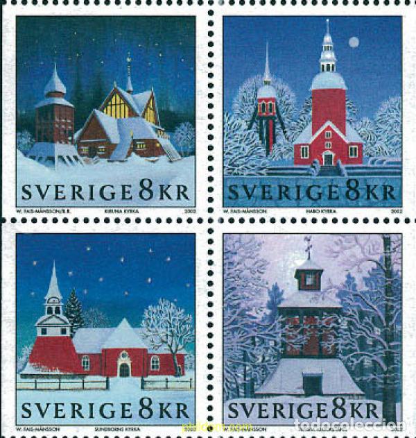 Sellos: 114331 MNH SUECIA 2002 NAVIDAD