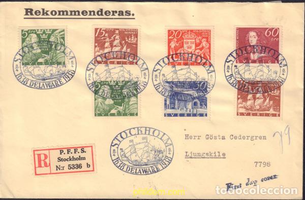 Briefmarken: 435604 MNH SUECIA 1938 3 CENTENARIO DE LA FUNDACION DE LA COLONIA &rdquo;NUEVA SUECIA&rdquo;