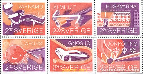 Sellos: 112589 MNH SUECIA 1989 INDUSTRIAS