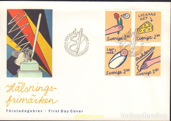 Sellos: 544438 MNH SUECIA 1992 FELICITACIONES