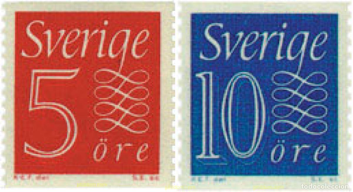 Stamps: 107469 MNH SUECIA 1957 CIFRAS