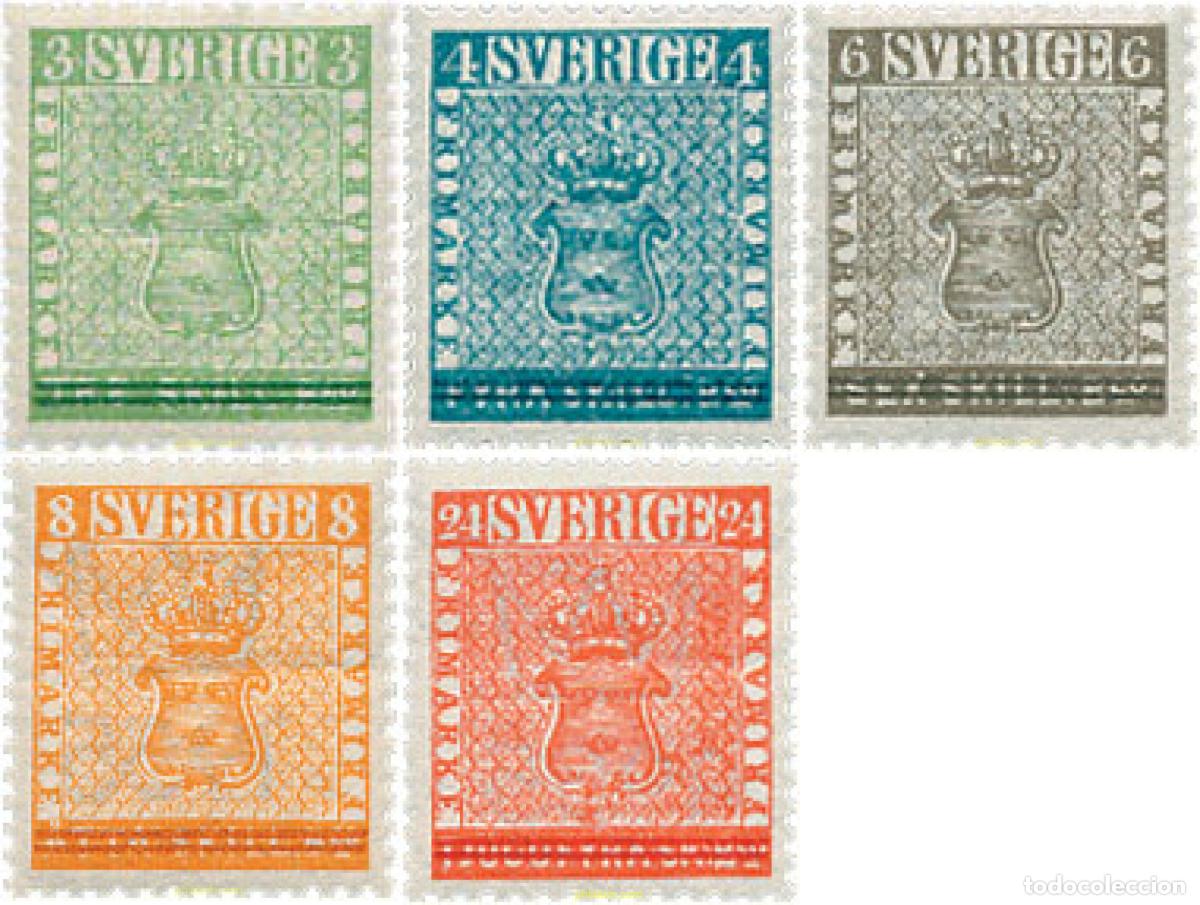 Sellos: 107426 MNH SUECIA 1955 STOCKHOLMIA 55. EXPOSICION FILATELICA