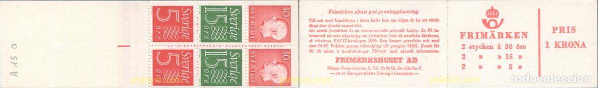 Sellos: 108116 MNH SUECIA 1966 REY GUSTAVO VI ADOLFO