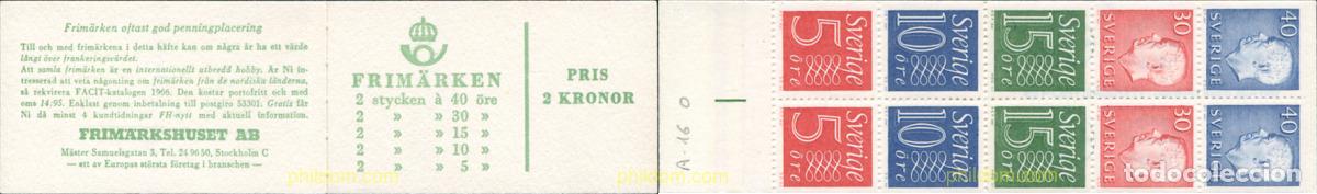 Sellos: 108119 MNH SUECIA 1966 REY GUSTAVO VI ADOLFO