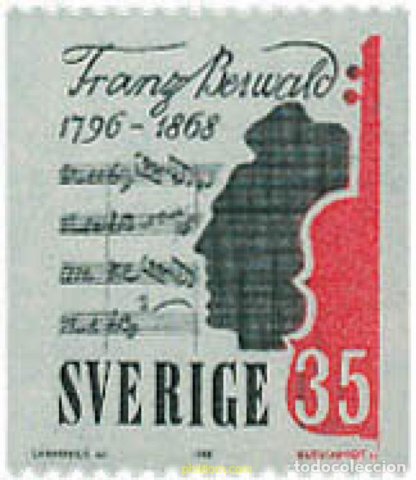 Sellos: 240060 MNH SUECIA 1968 CENTENARIO DE LA MUERTE DE FRANZ BERWALD