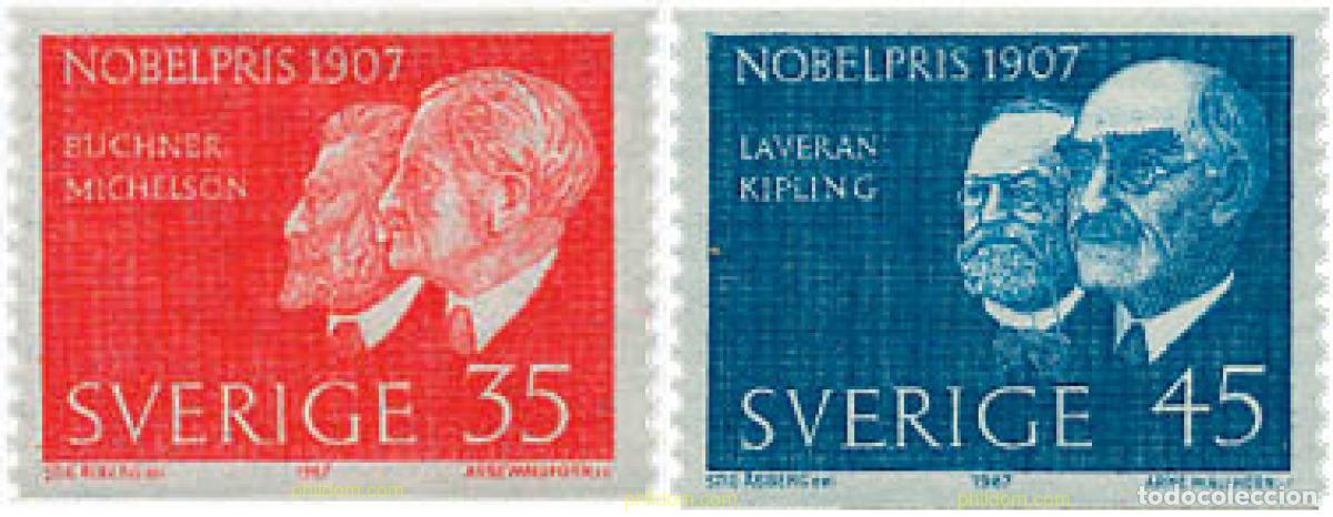 Sellos: 108249 MNH SUECIA 1967 PREMIOS NOBEL