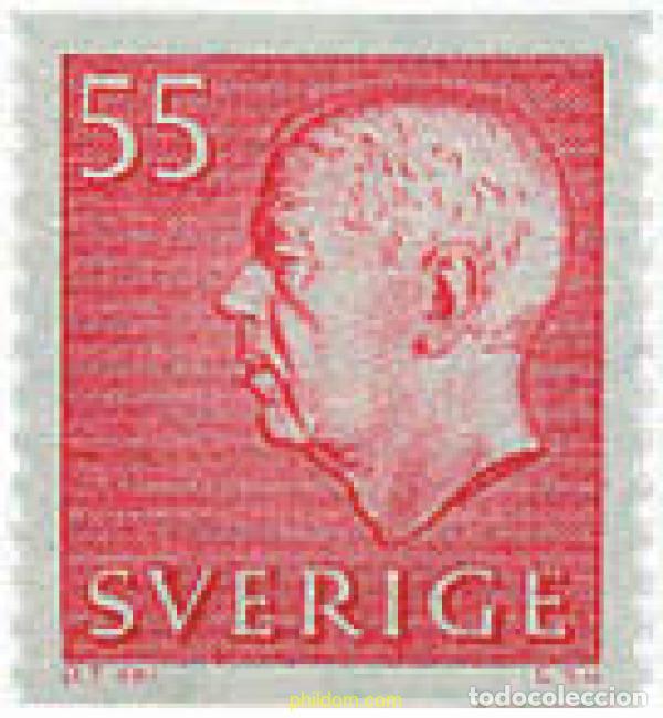 Sellos: 108418 MNH SUECIA 1969 REY GUSTAVO VI ADOLFO