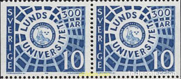 Sellos: 665668 MNH SUECIA 1968 3 CENTENARIO DE LA UNIVERSIDAD DE LUND