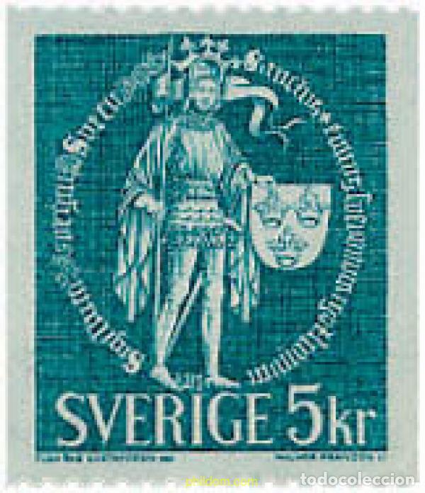 Sellos: 108504 MNH SUECIA 1970 SELLO DEL REINADO