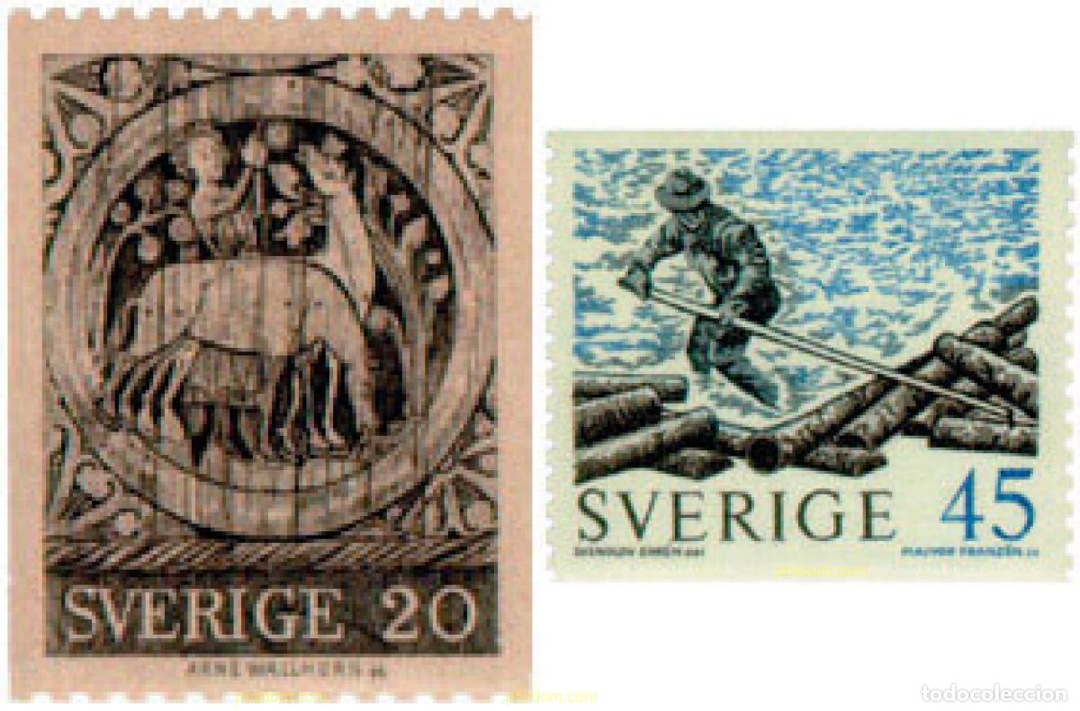 Sellos: 108486 MNH SUECIA 1970 MOTIVOS VARIOS