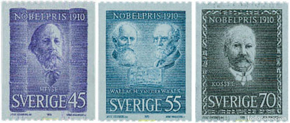Sellos: 108533 MNH SUECIA 1970 PREMIO NOBEL