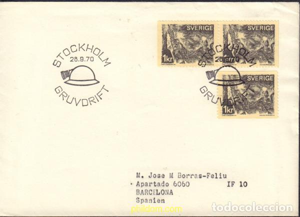 Sellos: 435824 MNH SUECIA 1970 EXPLOTACION MINERAL