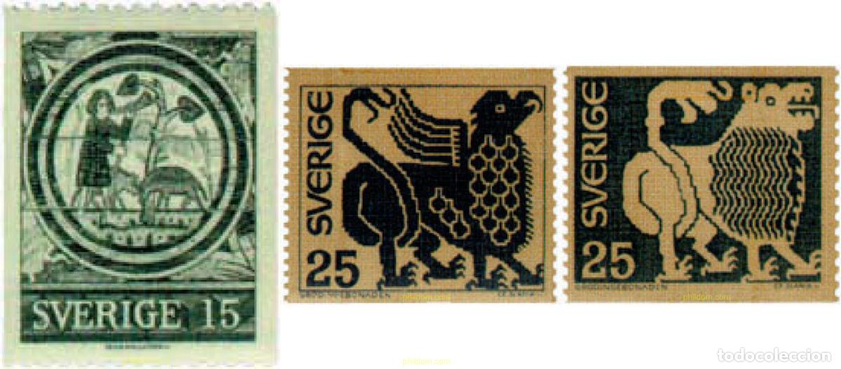Sellos: 108679 MNH SUECIA 1971 ARTE. FRESCO Y TAPICES MEDIAVALES