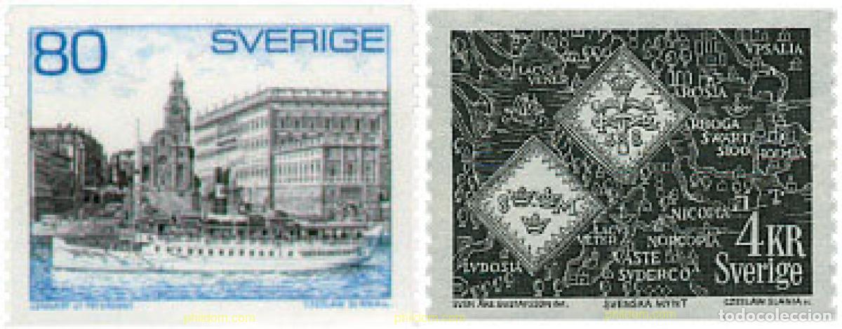Sellos: 108638 MNH SUECIA 1971 ESTOCOLMO Y NUMISM&Aacute;TICA