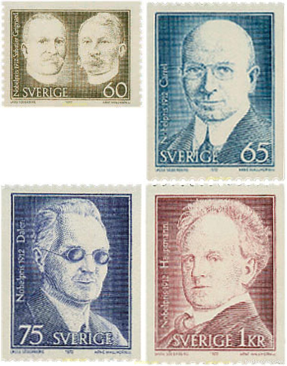 Sellos: 109028 MNH SUECIA 1972 PREMIO NOBEL