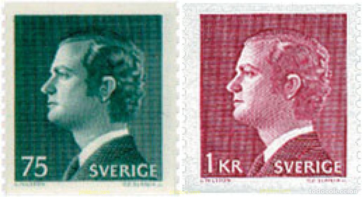 Sellos: 109213 MNH SUECIA 1974 REY CARLOS XVI GUSTAVO