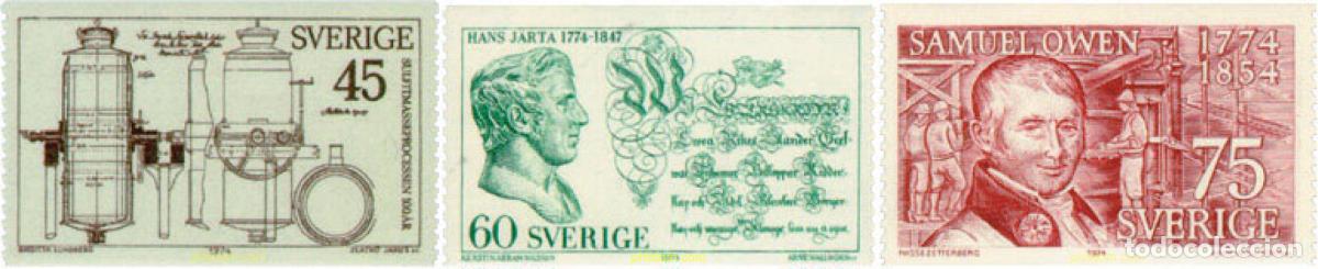 Sellos: 109140 MNH SUECIA 1974 ANIVERSARIOS