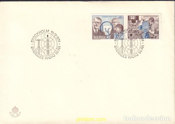 Sellos: 435885 MNH SUECIA 1974 50 ANIVERSARIO DE LA RADIO