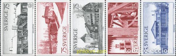 Stamps: 109350 MNH SUECIA 1975 A&Ntilde;O EUROPEO DEL PATRIMONIO ARQUITECTONICO