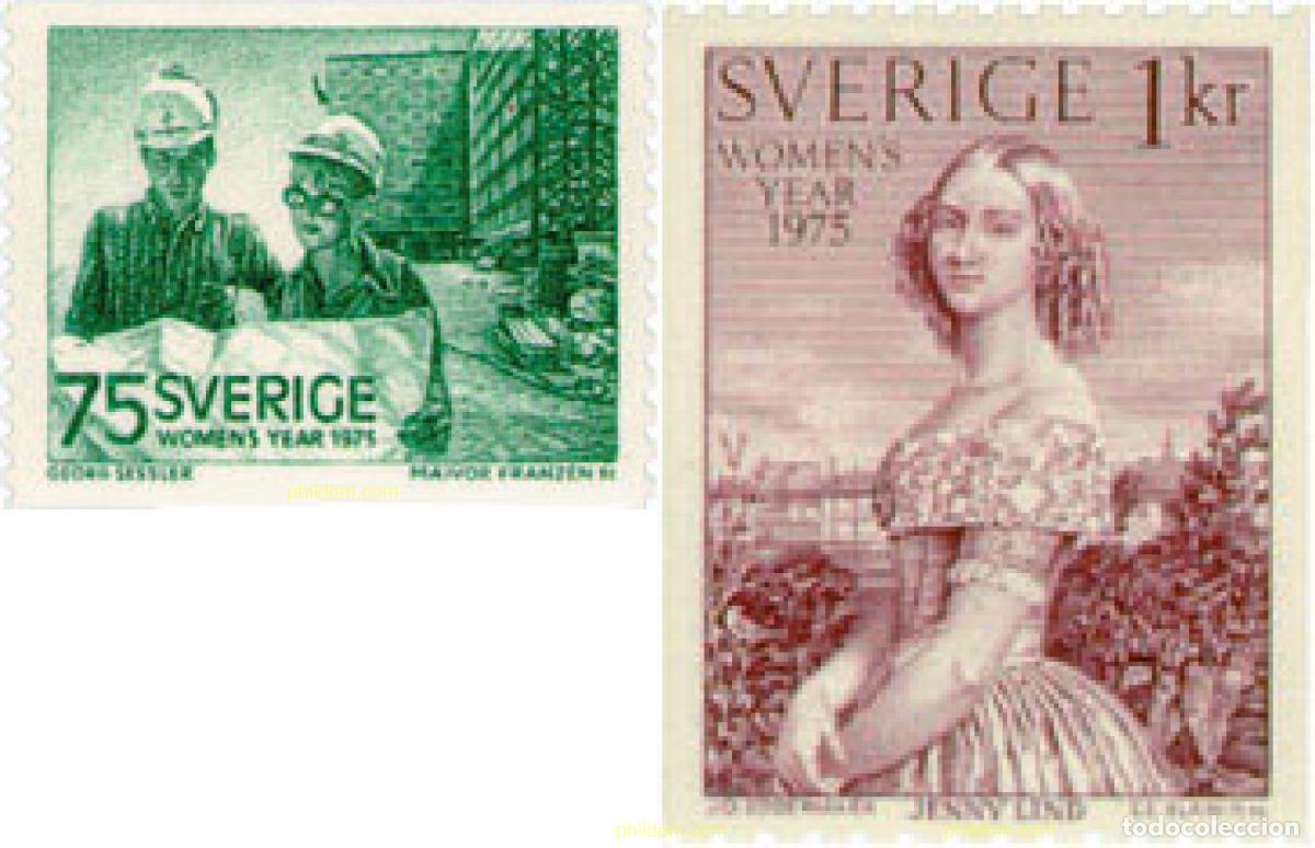 Briefmarken: 109293 MNH SUECIA 1975 A&Ntilde;O INTERNACIONAL DE LA MUJER
