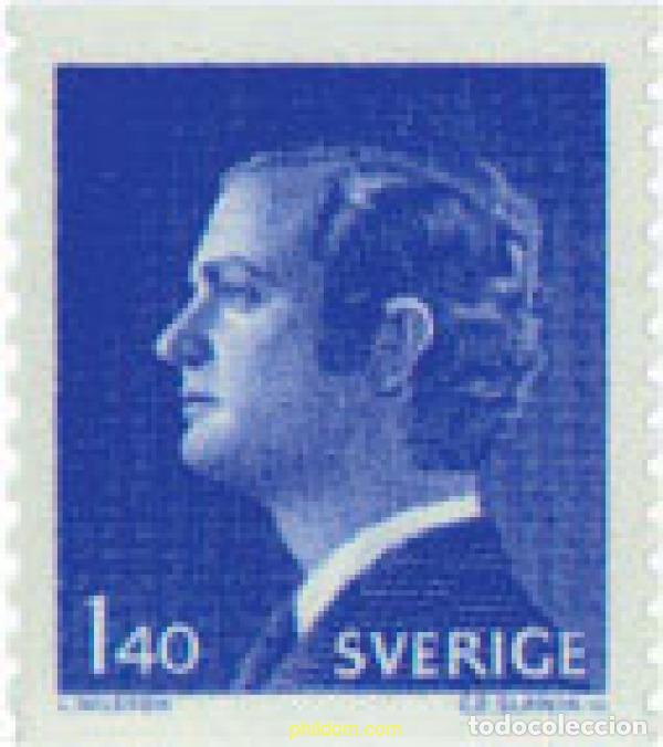 Sellos: 109670 MNH SUECIA 1977 REY CARLOS XVI GUSTAVO
