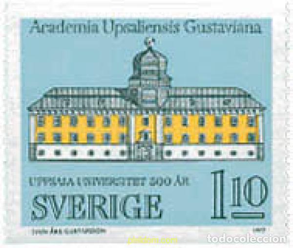 Sellos: 109676 MNH SUECIA 1977 500 ANIVERSARIO DE LA UNIVERSIDAD DE UPPSALA
