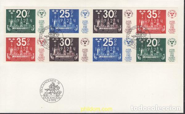 Sellos: 548097 MNH SUECIA 1974 STOCKHOLMIA 74. EXPOSICION FILATELICA INTERNACIONAL