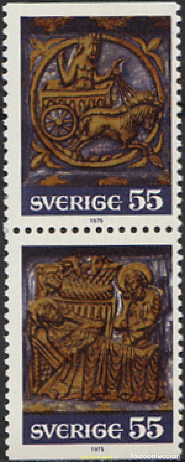 Sellos: 240041 MNH SUECIA 1975 NAVIDAD. ARTE SACRO