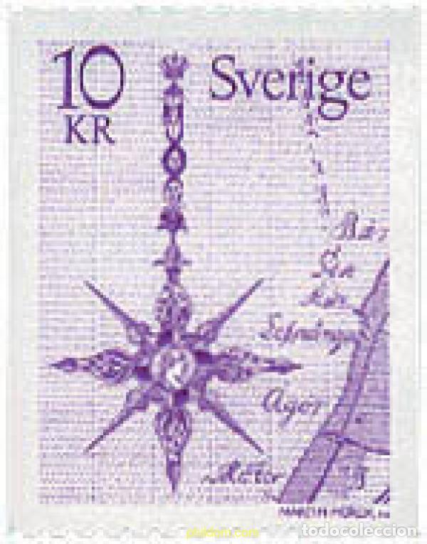 Selos: 109751 MNH SUECIA 1978 ROSA DE LOS VIENTOS
