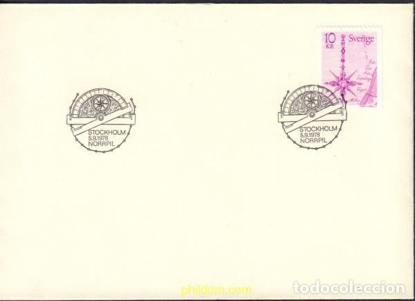 Selos: 435943 MNH SUECIA 1978 ROSA DE LOS VIENTOS