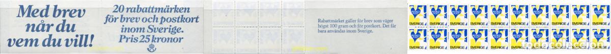 Sellos: 109808 MNH SUECIA 1980 SELLOS DE DESCUENTO