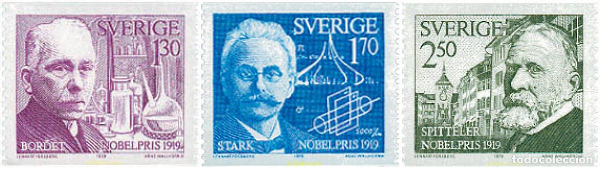 Sellos: 109788 MNH SUECIA 1979 PREMIOS NOBEL