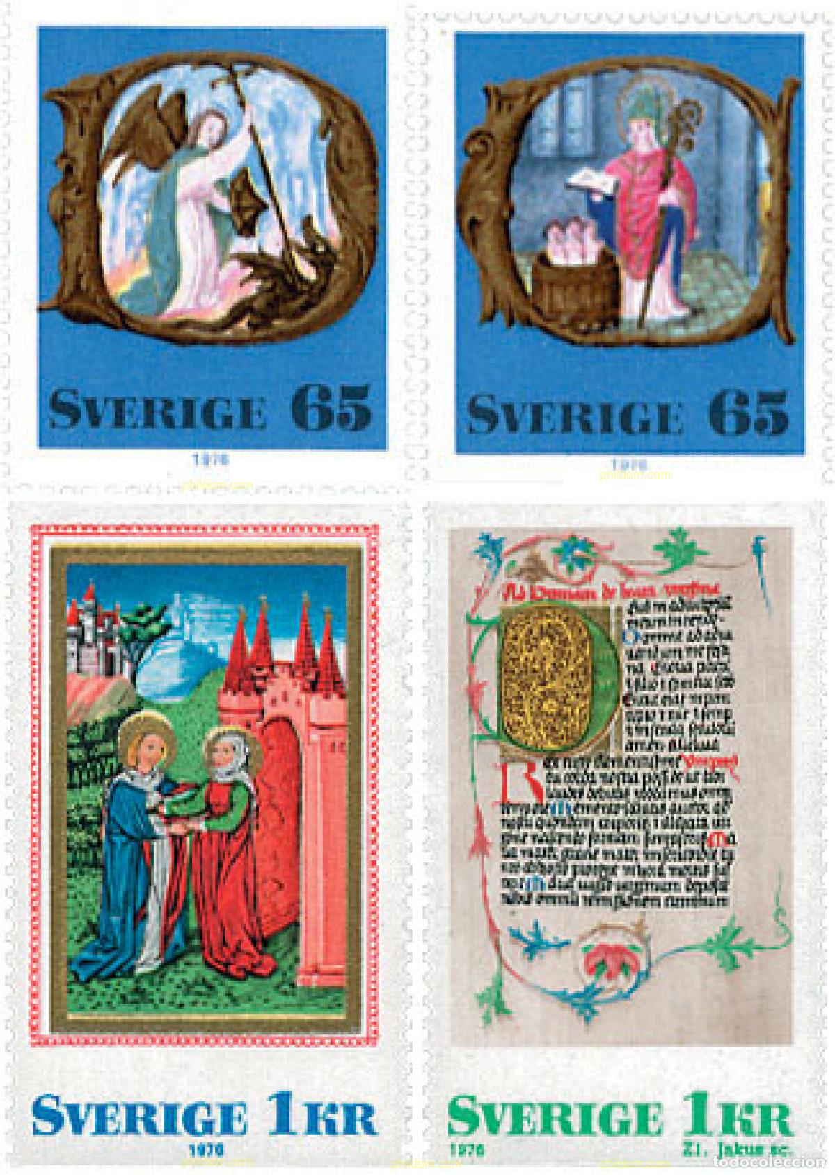 Sellos: 109643 MNH SUECIA 1976 NAVIDAD