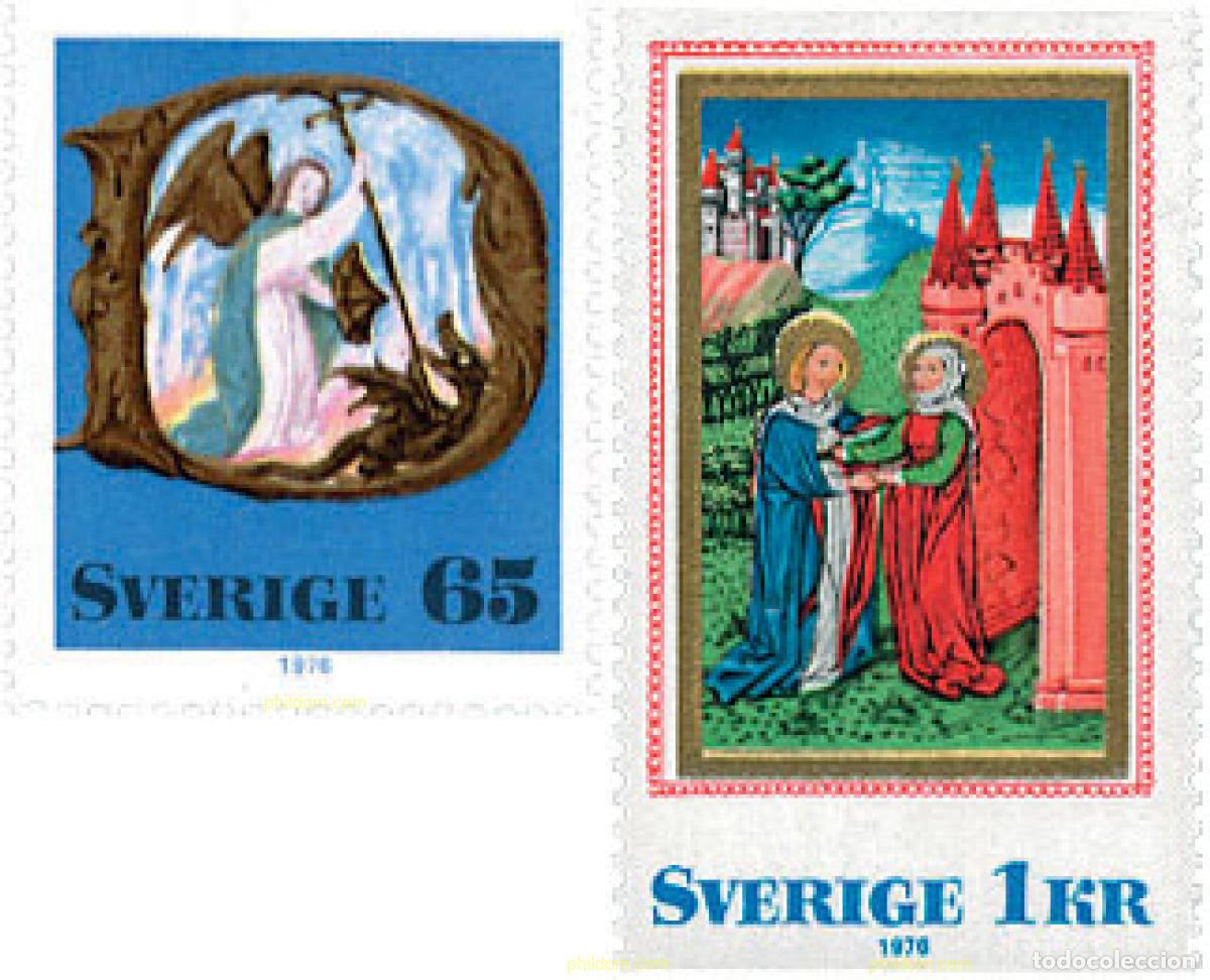 Sellos: 259366 MNH SUECIA 1976 NAVIDAD