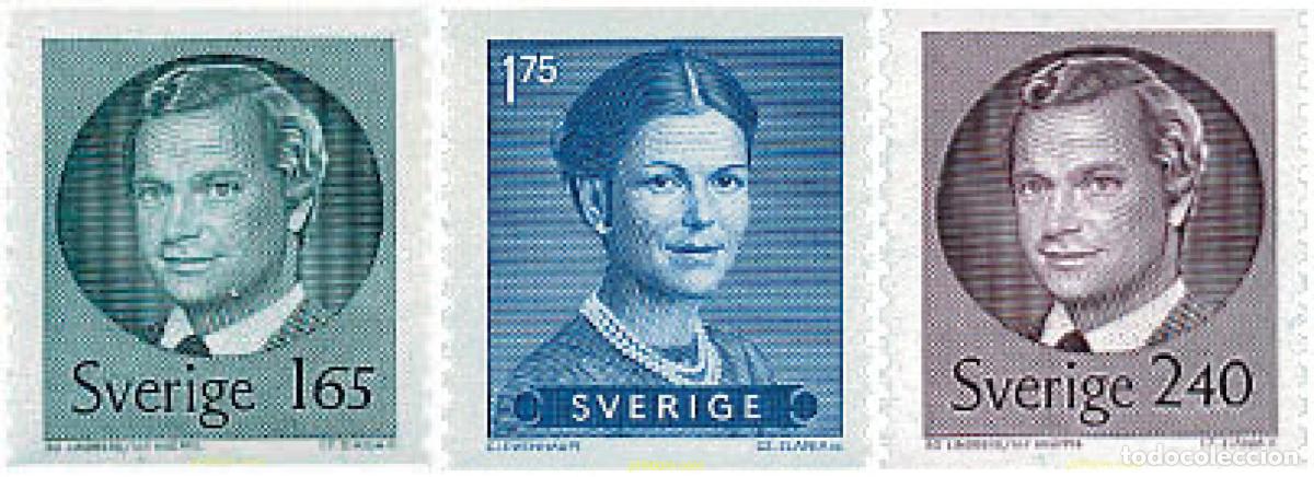 Sellos: 109872 MNH SUECIA 1981 REY CARLOS XVI GUSTAVO Y LA REINA SILVIA